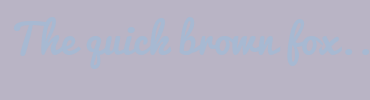 Image with Font Color A7B9D2 and Background Color B9B4C5